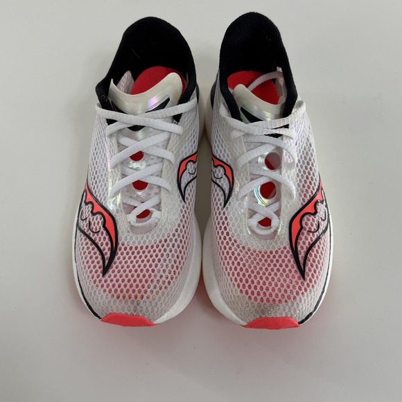 Saucony Endorphin Pro 3 Shoes Womens Size 8.5 White Speedroll Running Racing - Picture 2 of 9